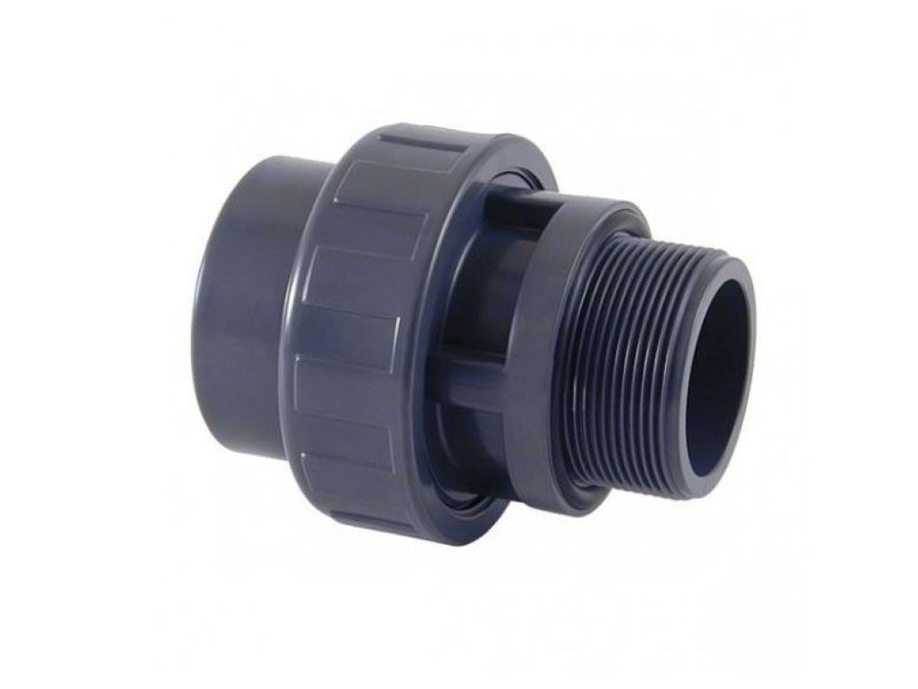 PVC šroubení 50mm x 2" ext. (zesílené)