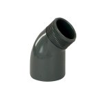 PVC úhel-koleno 45°-50mm x 1½" ext