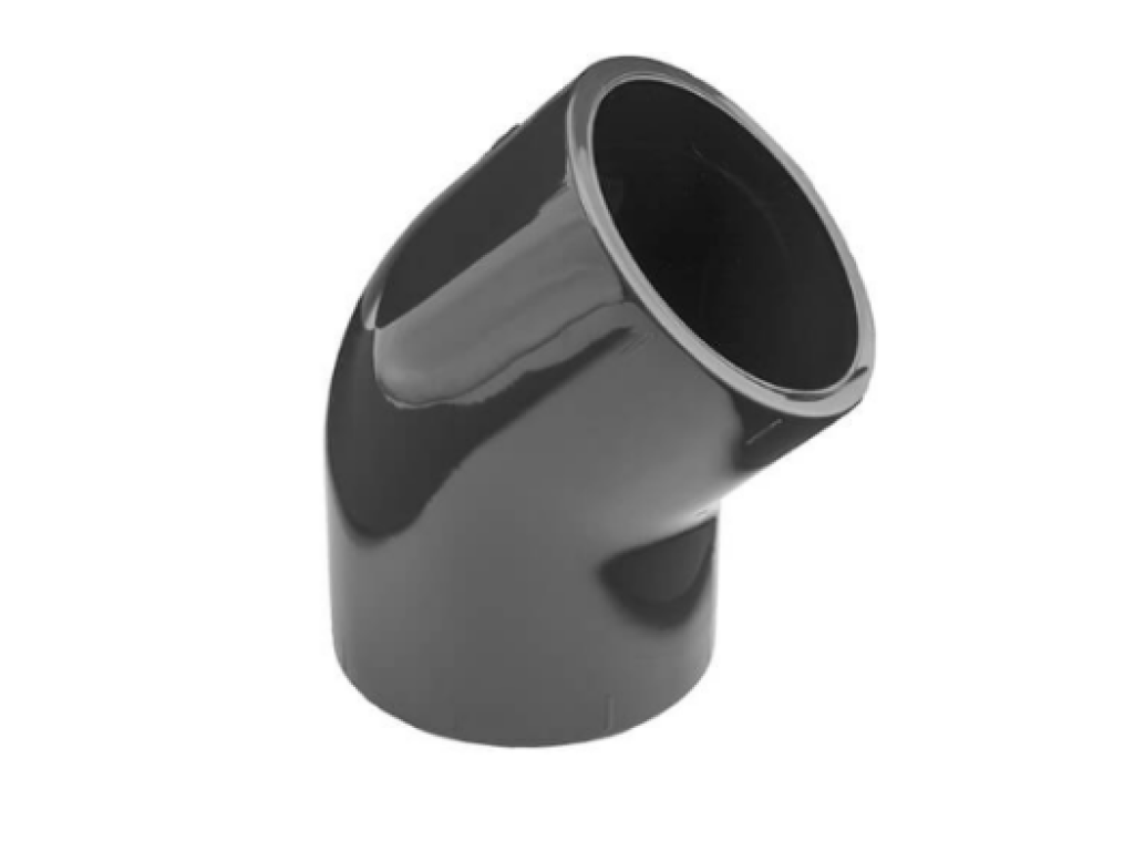 PVC úhel-koleno 45°-63mm