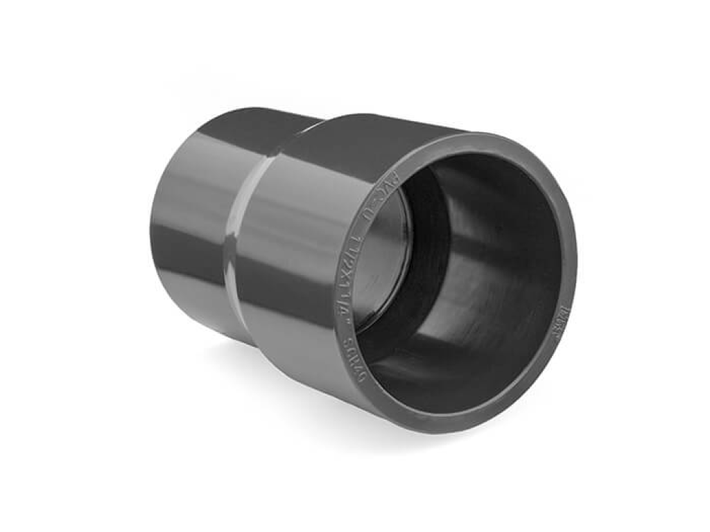 PVC redukce dlouhá 90-75 x 50mm (lep.)