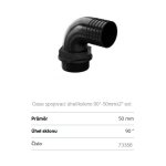 Oase PP spojovací úhel/koleno 90°-50mmx2" ext.