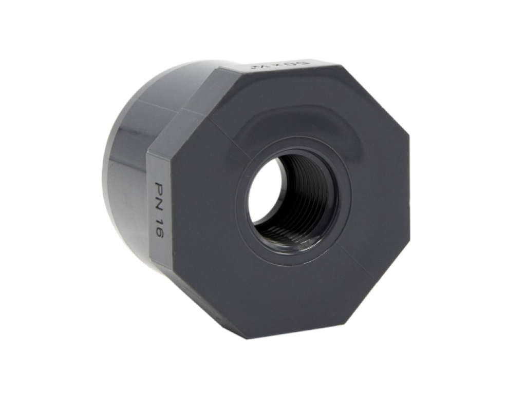 PVC mufna 50mm x ¾" int.