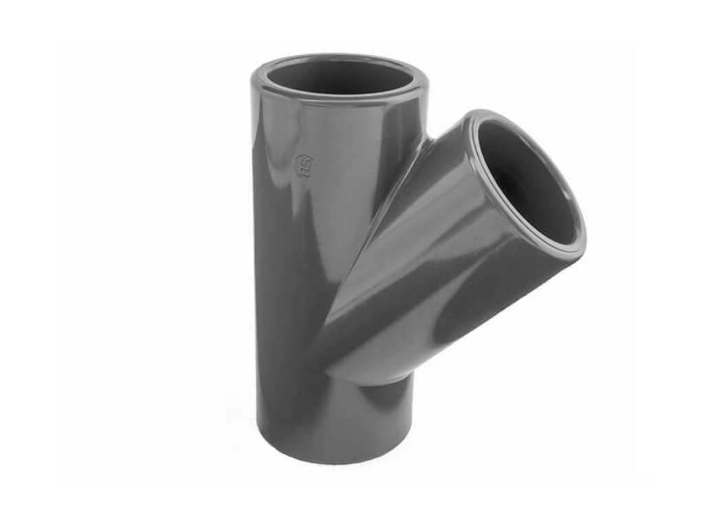 PVC T-kus 45° 50mm