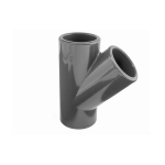 PVC T-kus 45° 63mm