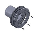 XClear PVC příruba fóliová 40mm