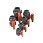 PVC kulový třícestný ventil 20mm (T)