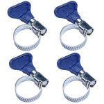 Stahovací spona s motýlkem nerez (35-50mm)