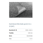 Oase kamínková šedá fólie (š. 40cm/1bm)