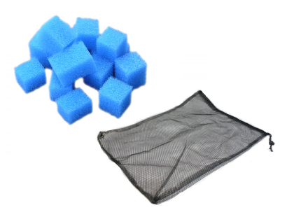 Bioakvacit kostky + filtrační pytel (85x50cm)