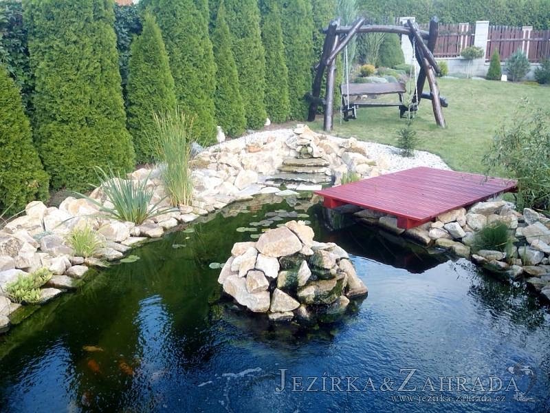 Stavba jezírka 13m³ v Patokryjích