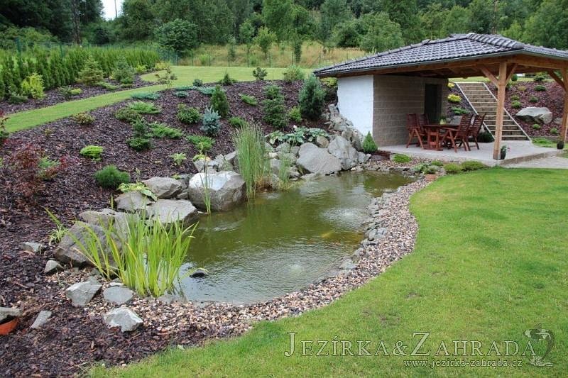Rekonstrukce jezírka pro KOI Ústí nad Labem