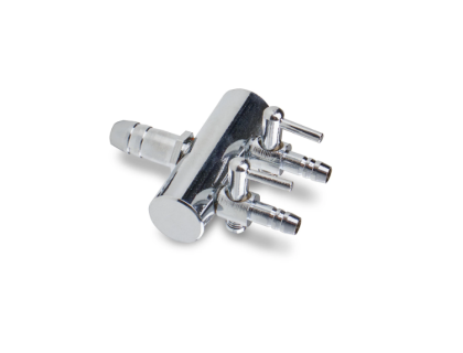 Nerezový rozdělovač vzduchování (2x4/6mm)