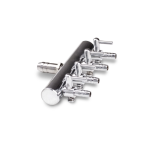 Nerezový rozdělovač vzduchování (4x4/6mm)