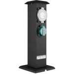 Zahradní sloupek (dvojnásobná zásuvka + časovač)