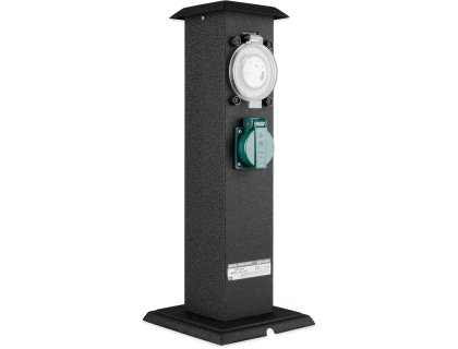 Zahradní sloupek (dvojnásobná zásuvka + časovač)