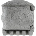 Zahradní sloupek v imitaci kamene (dvojnásobná zásuvka + časovač)