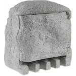 Zahradní sloupek v imitaci kamene (čtyřnásobná zásuvka)