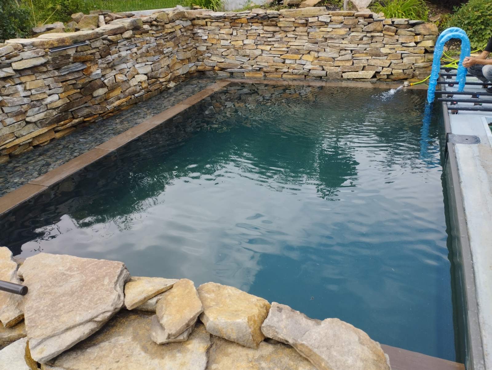 Koupací jezírko u Chomutova.