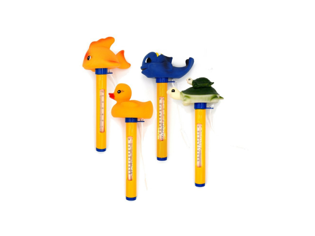 Jezírkový/bazénový teploměr se zvířátkem (plovoucí)