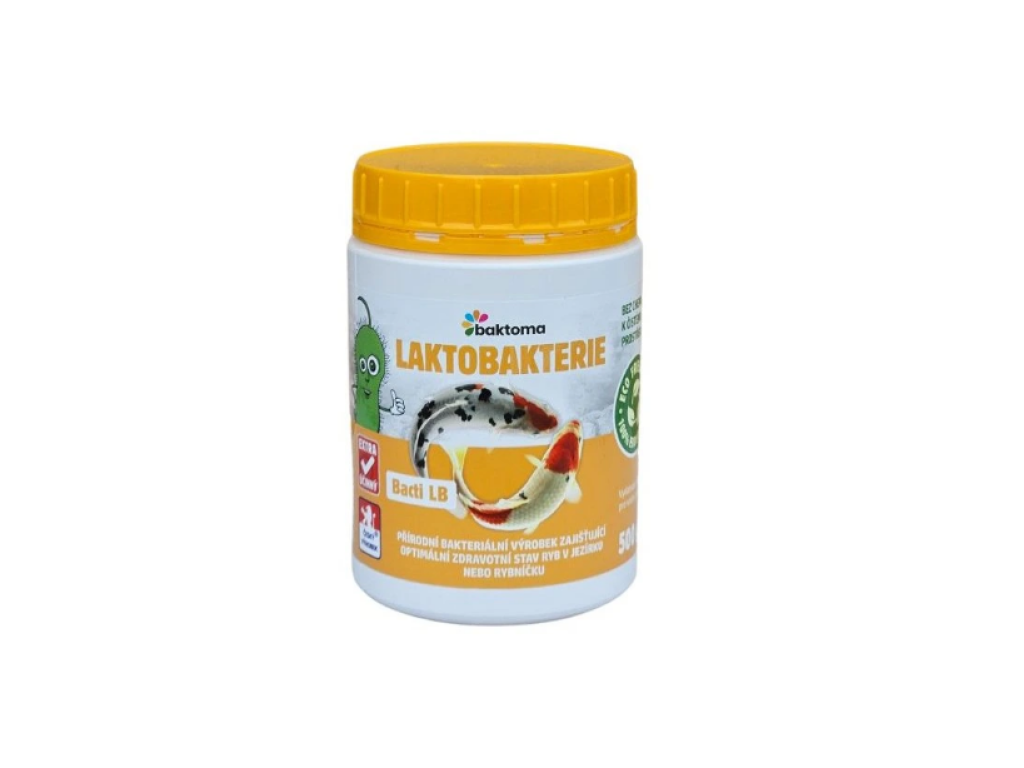 Baktoma Bacti LB - laktobakterie pro ryby do jezírka (500g na 100m2)