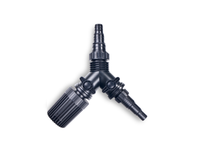 BOYU FPQ-01 Y-kus 1½“/2" hadicový rozdělovač s regulací (25/32/38/50mm)