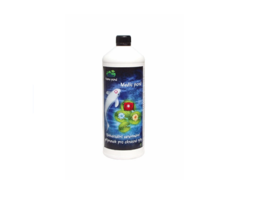 Home pond Medic pond - širokospektrální přípravek pro ryby (1l na 8m3)